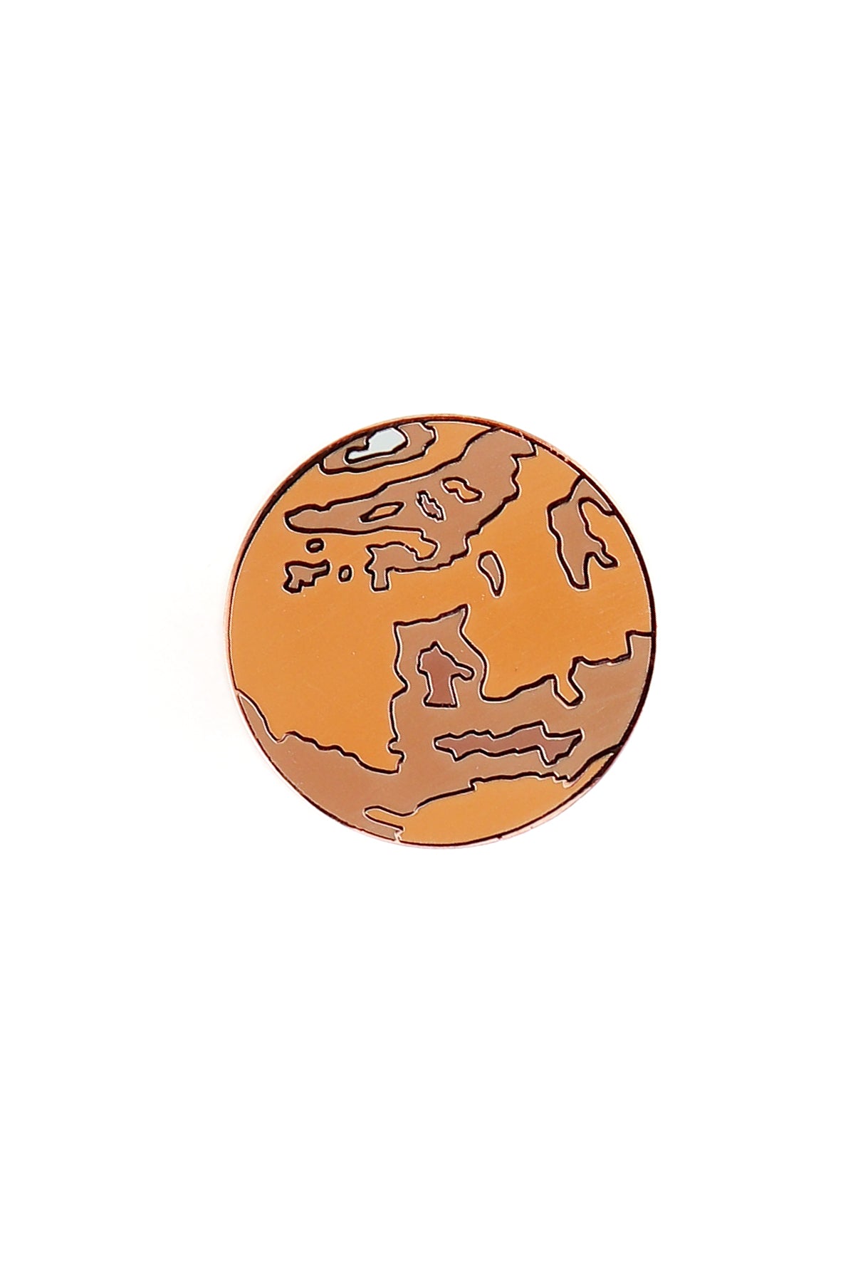 Planet Mars Enamel Pin