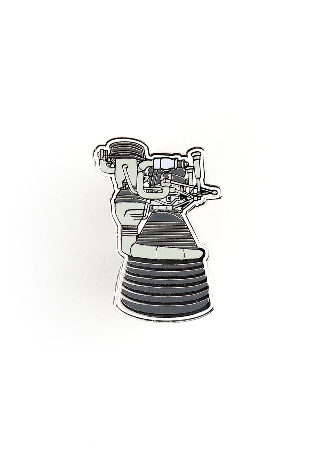 NASA Saturn V Rocket Engine Enamel Pin - Fast Shipping
