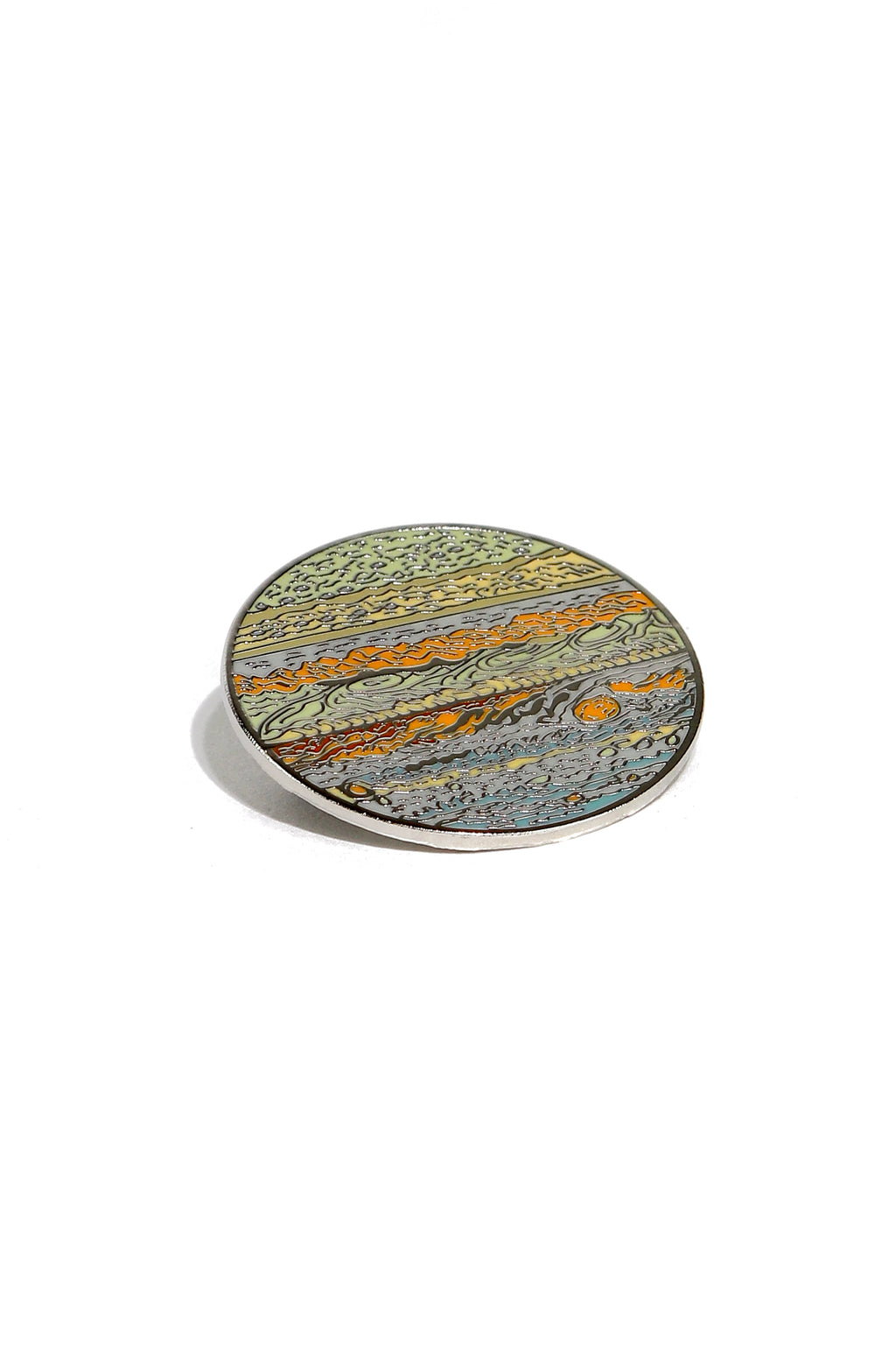 Planet Jupiter Enamel Pin—Fast Shipping