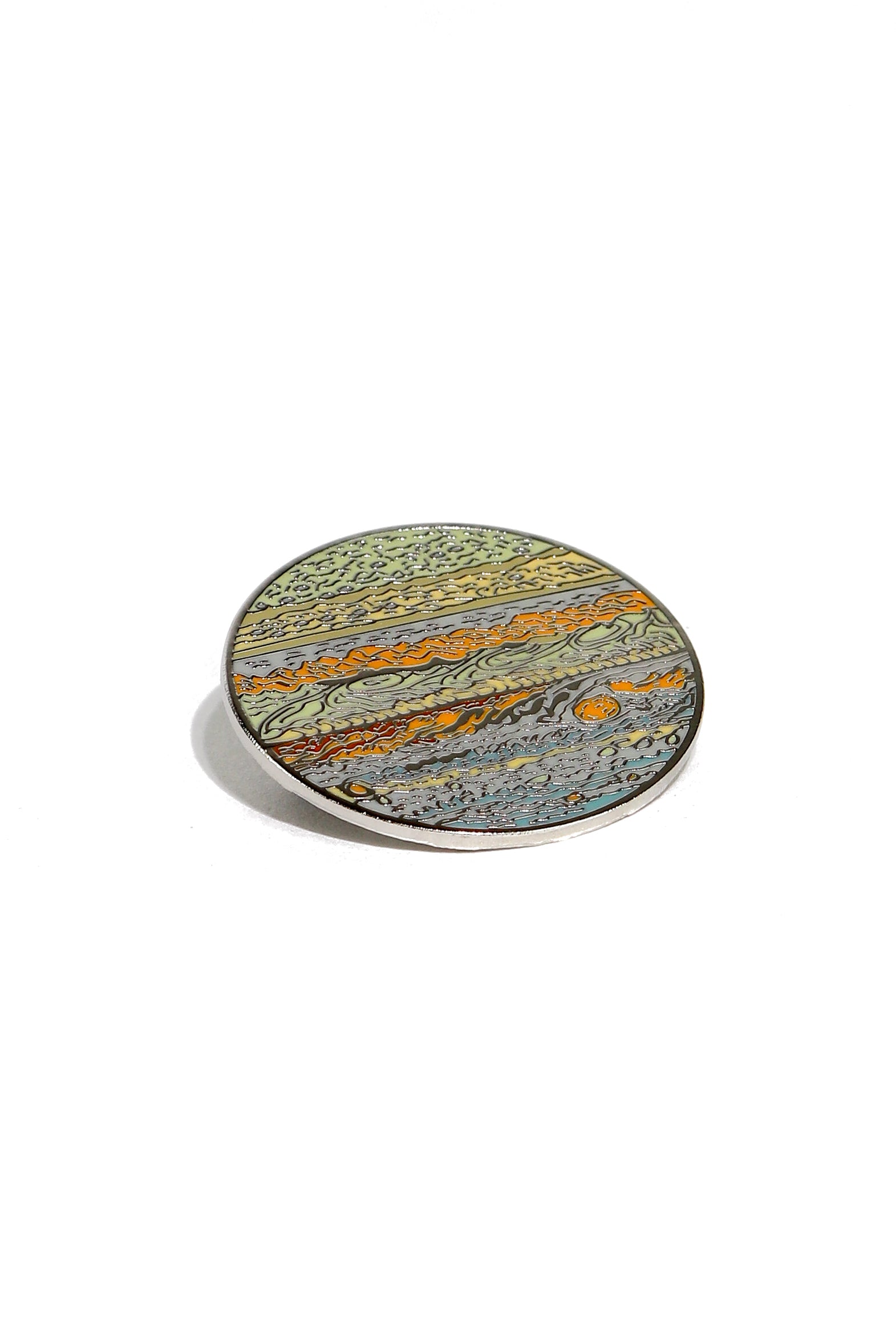 Planet Jupiter Enamel Pin—Fast Shipping