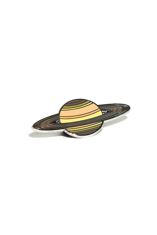 Planet Saturn Enamel Pin