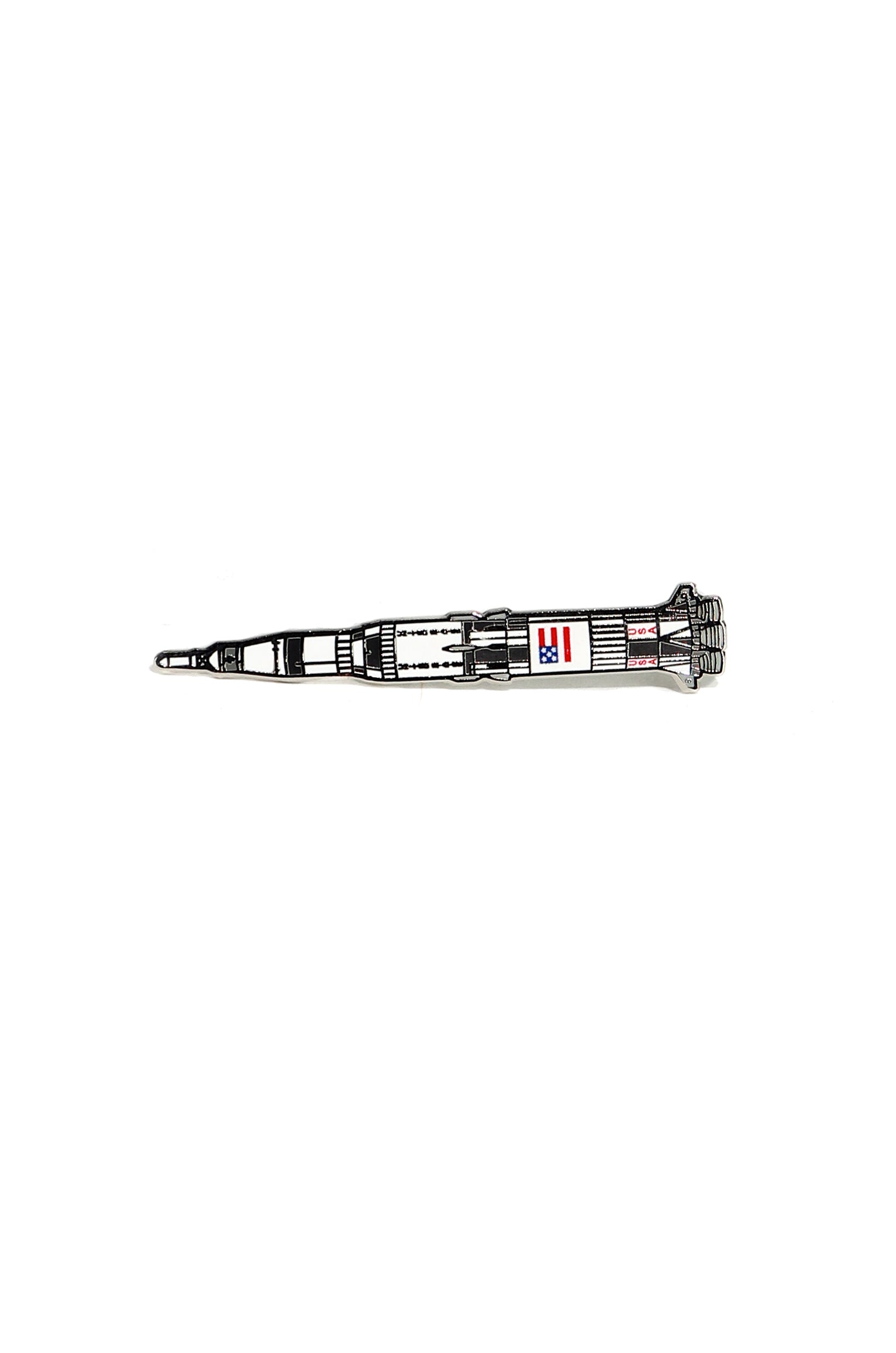 Saturn V Enamel Pin - Fast Shipping