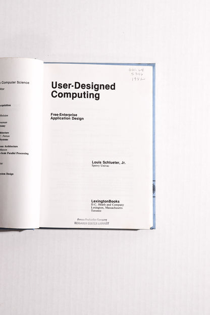 User Designed Computing