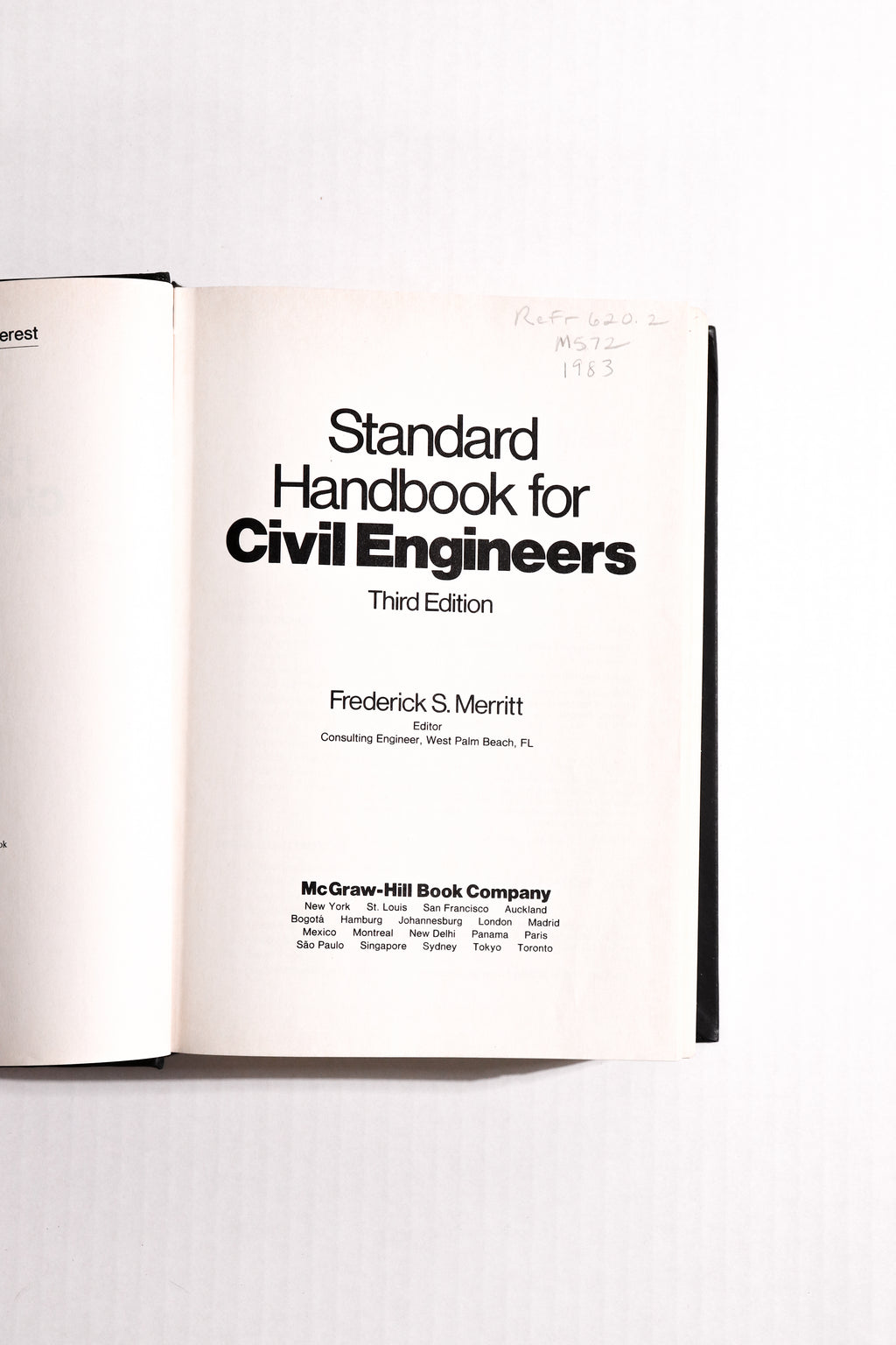 Standard Handbook for Civil Engineers, Third Edition