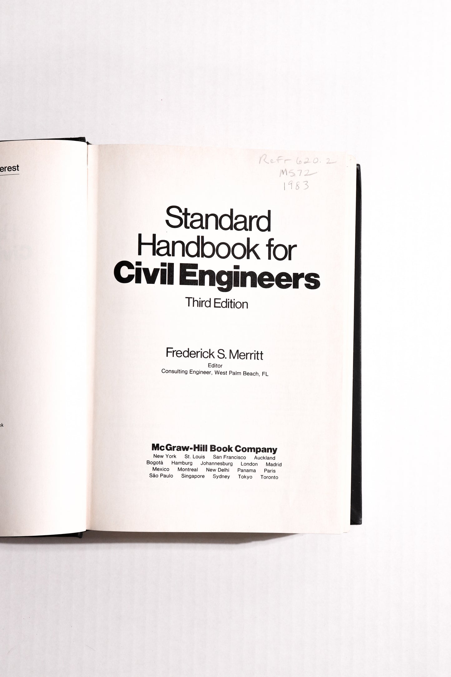 Standard Handbook for Civil Engineers, Third Edition