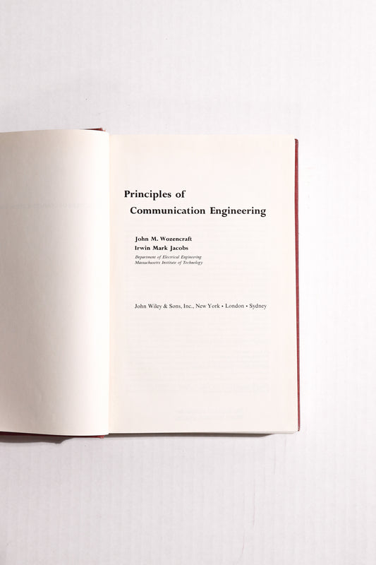 Principles of Communication Engineering