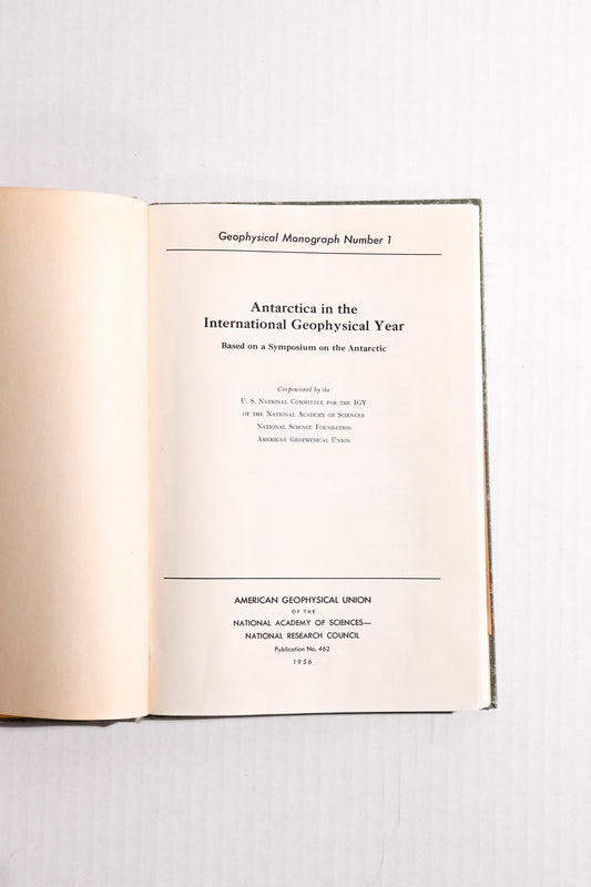 Antarctica in the International Geophysical Year