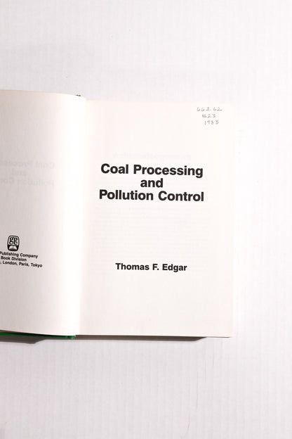Coal Processing and Pollution Control