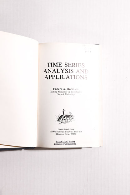 Time Series Analysis