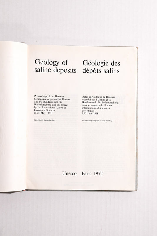 Geology of Saline Deposits