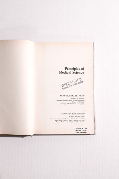 Principles of Medical Science