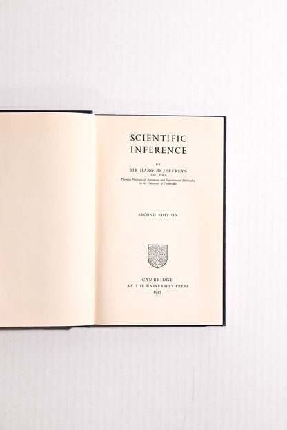 Scientific Inference: Second Edition, Sir Harold Jeffreys