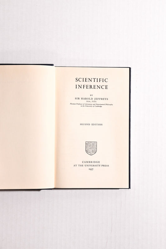 Scientific Inference: Second Edition, Sir Harold Jeffreys