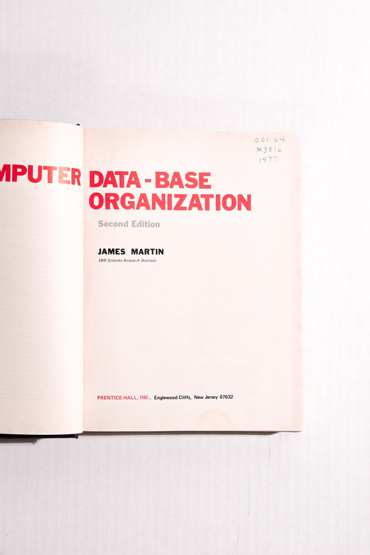 Computer Data-Base Organization