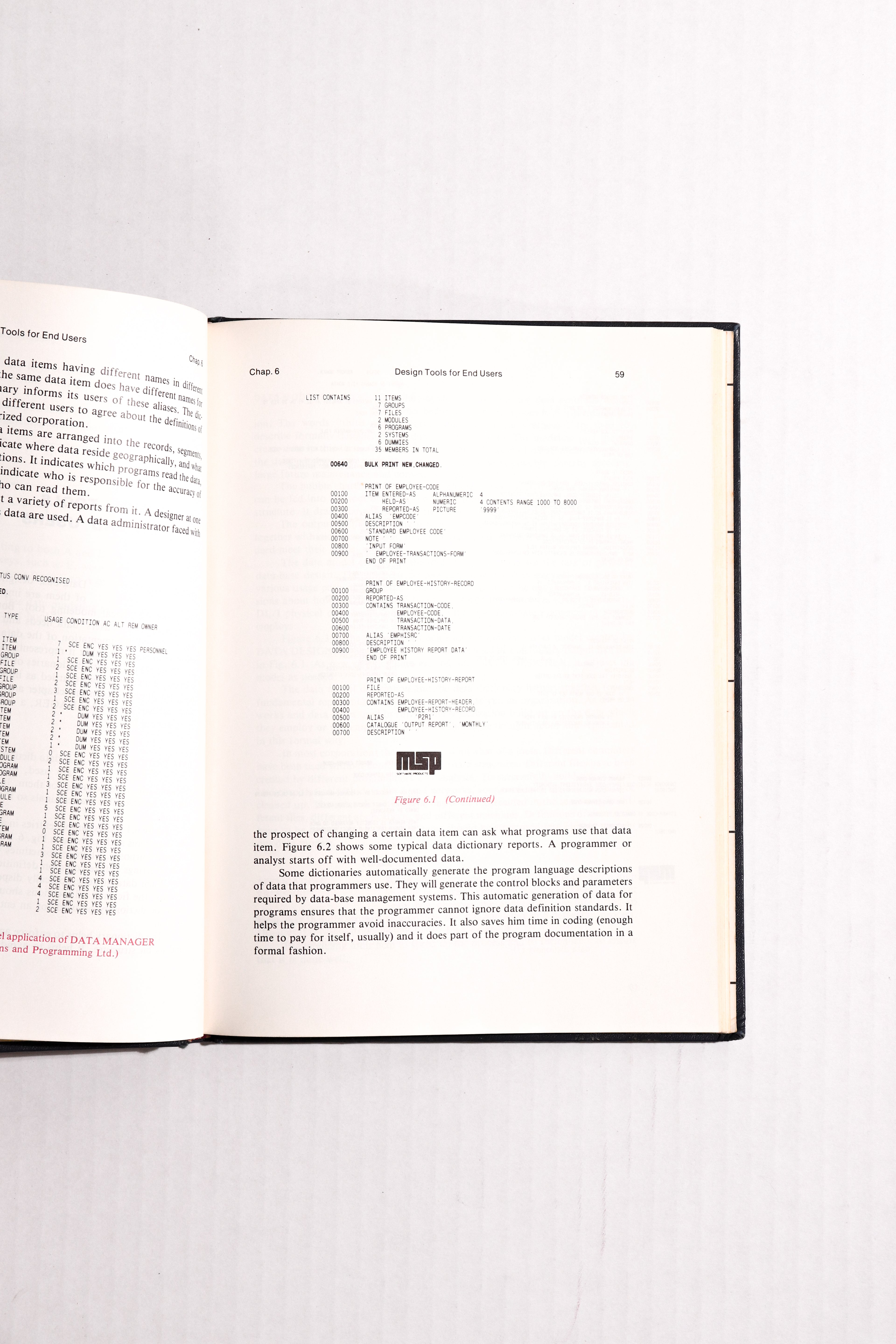 An End-User's Guide to Data Base