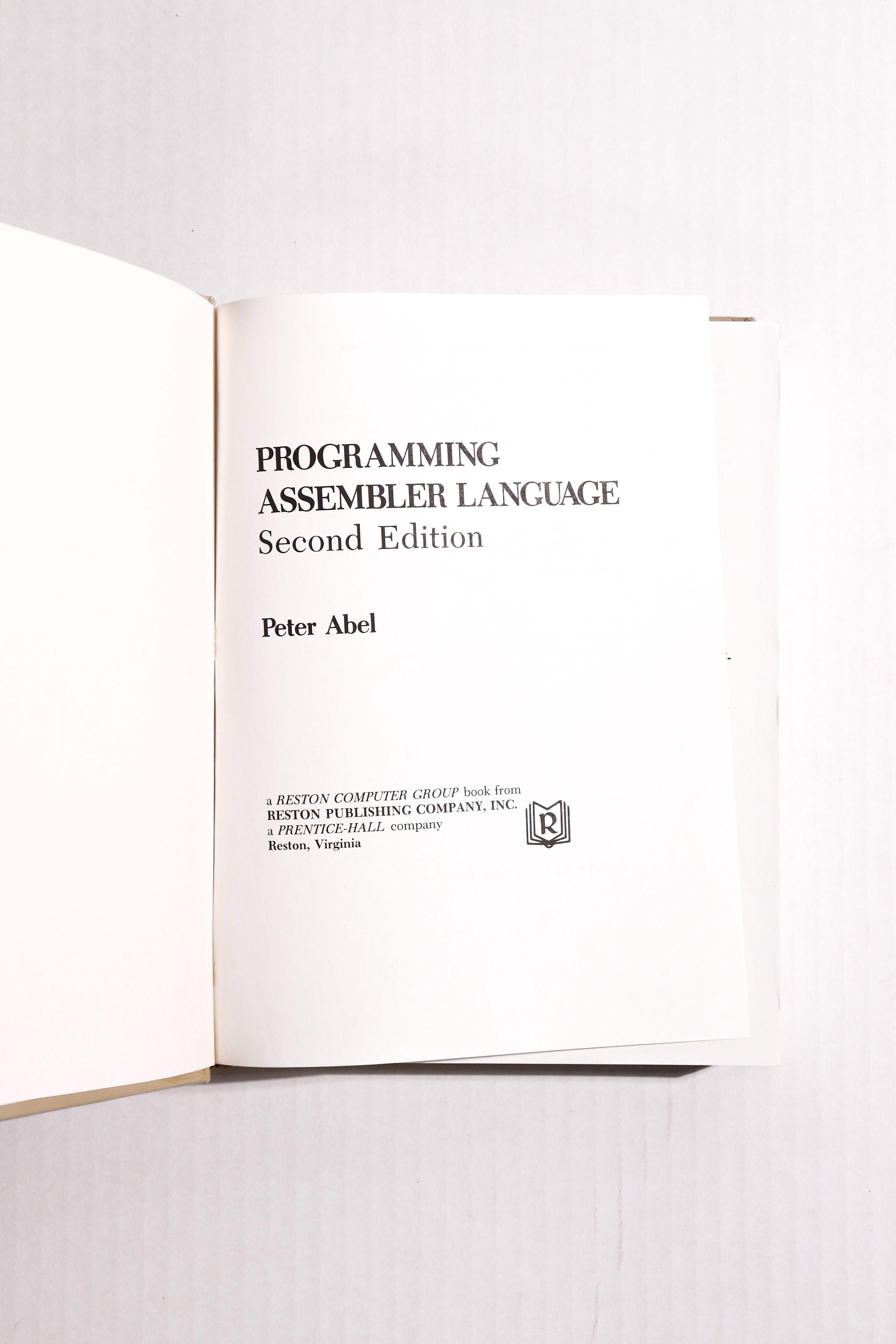 Programming Assembler Language