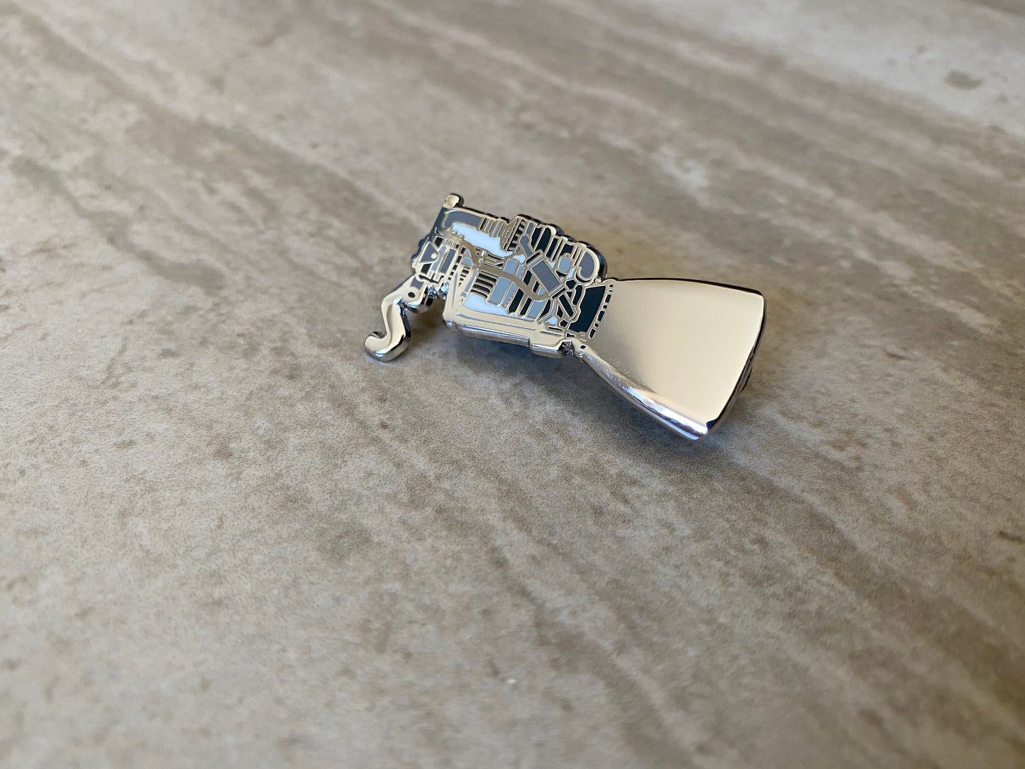 Raptor Rocket Engine Enamel Pin