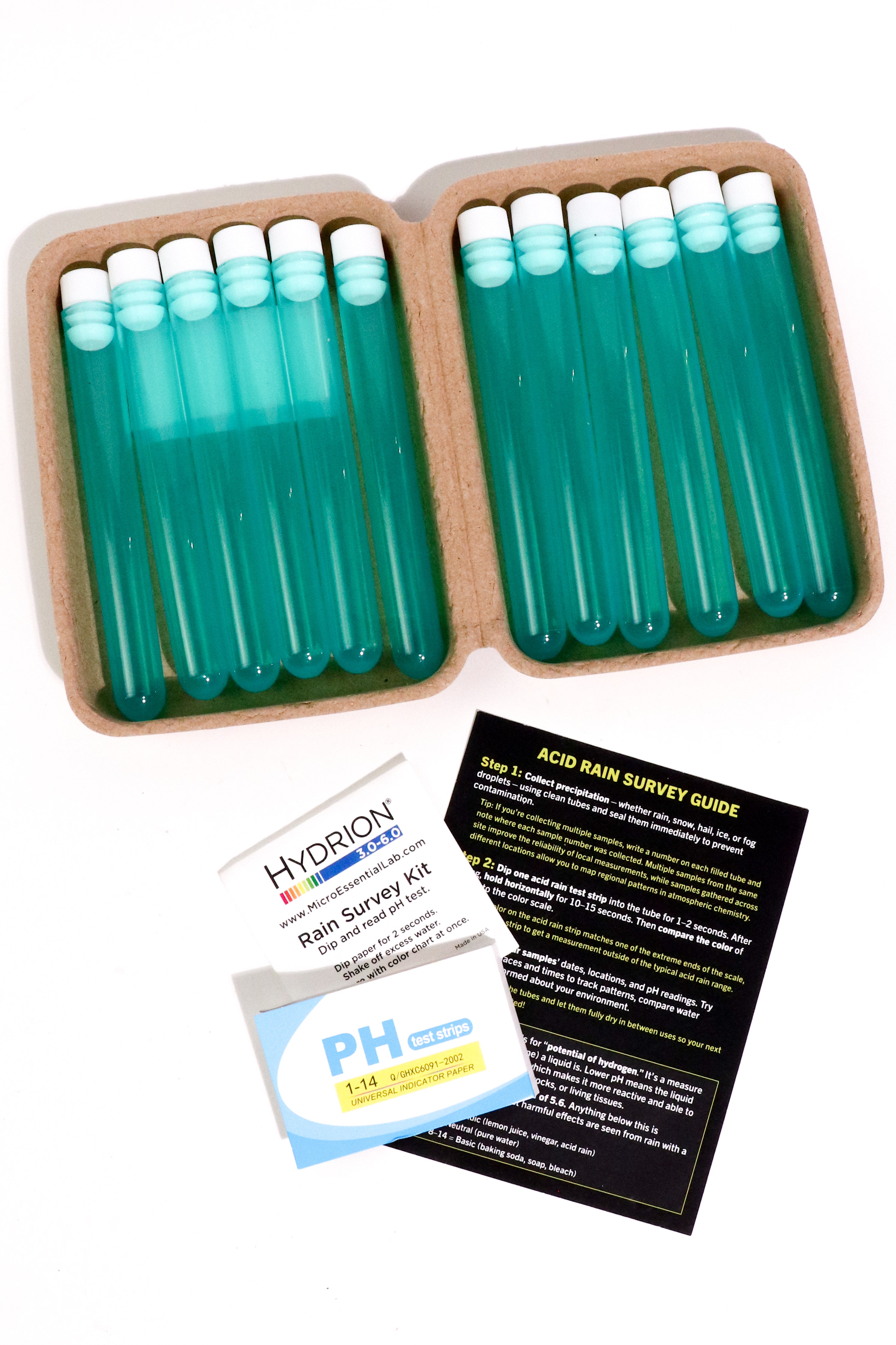 Acid Rain Science Kit — Test Real Rainwater at Home