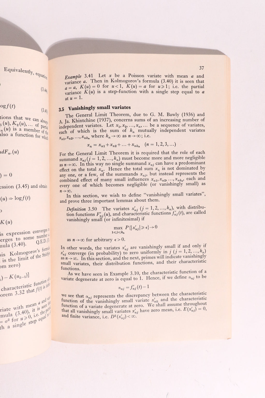 An Introduction to Infinitely Many Variates — Enders A. Robinson