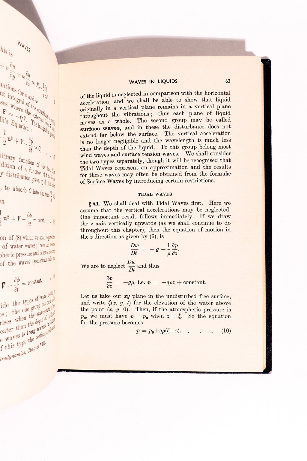Waves: A Mathematical Account of the Common Types of Wave Motion — C. A. Coulson, First Edition 1943