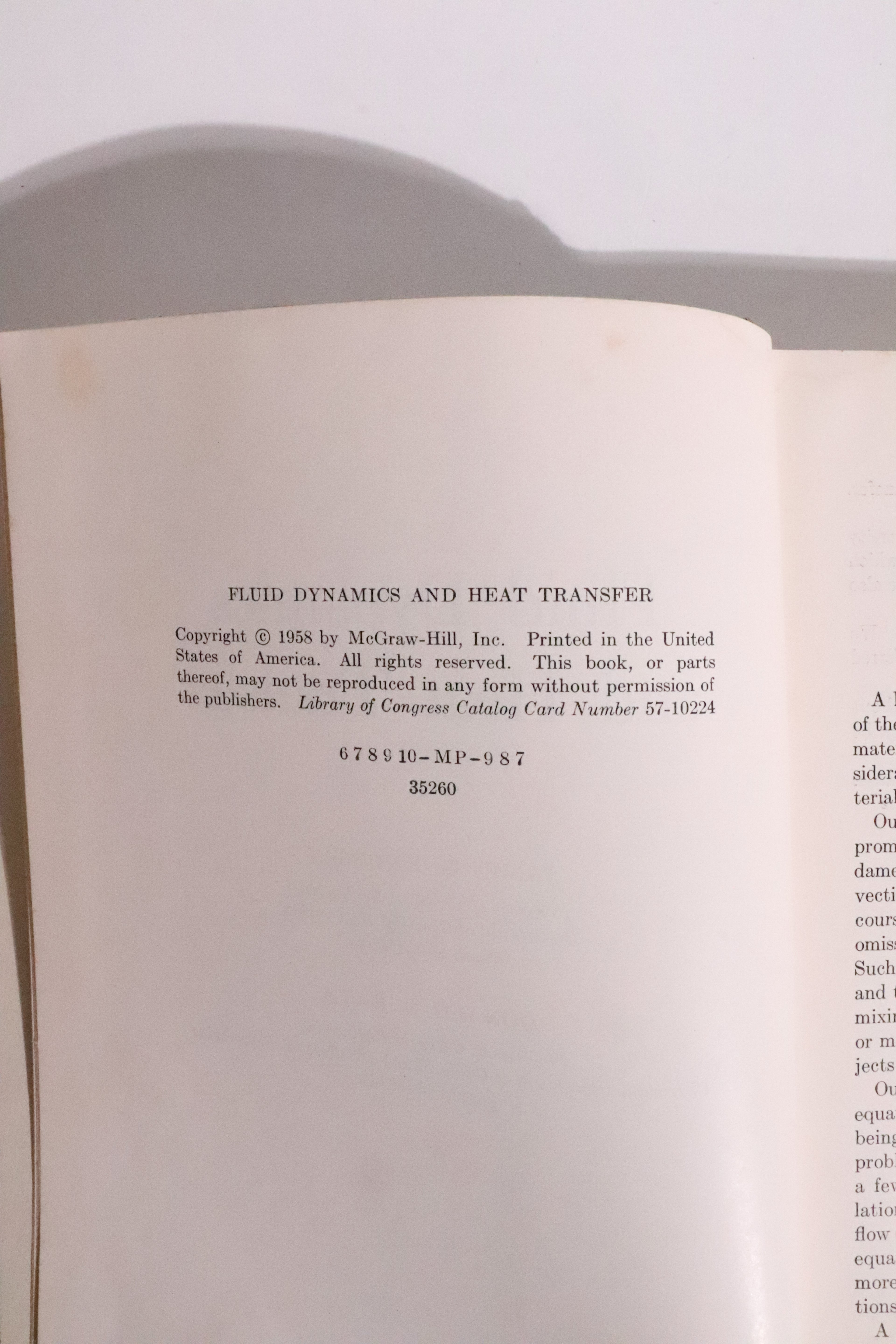 Fluid Dynamics and Heat Transfer — Knudsen & Katz, 1958
