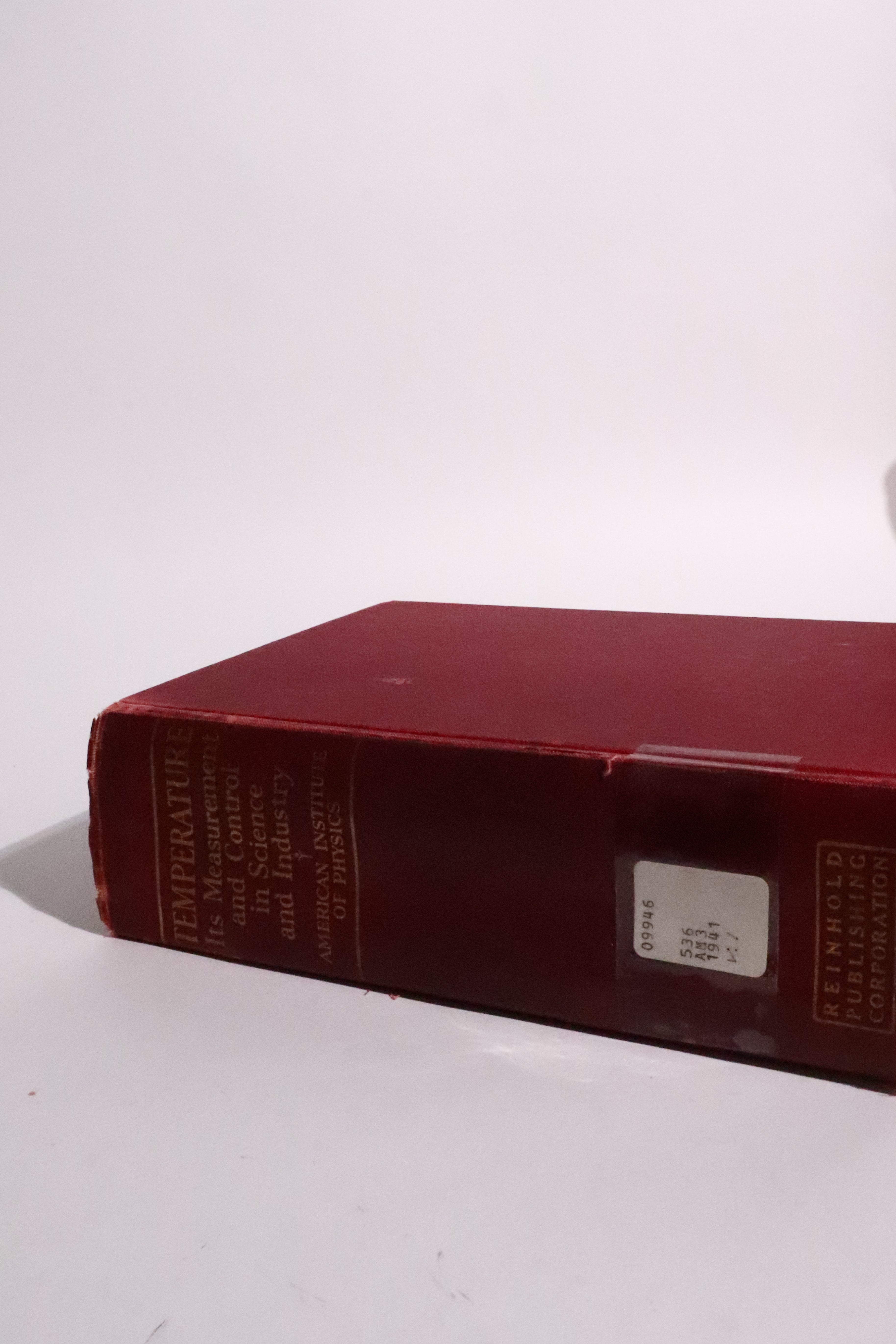 Temperature: Its Measurement and Control in Science and Industry, 1941