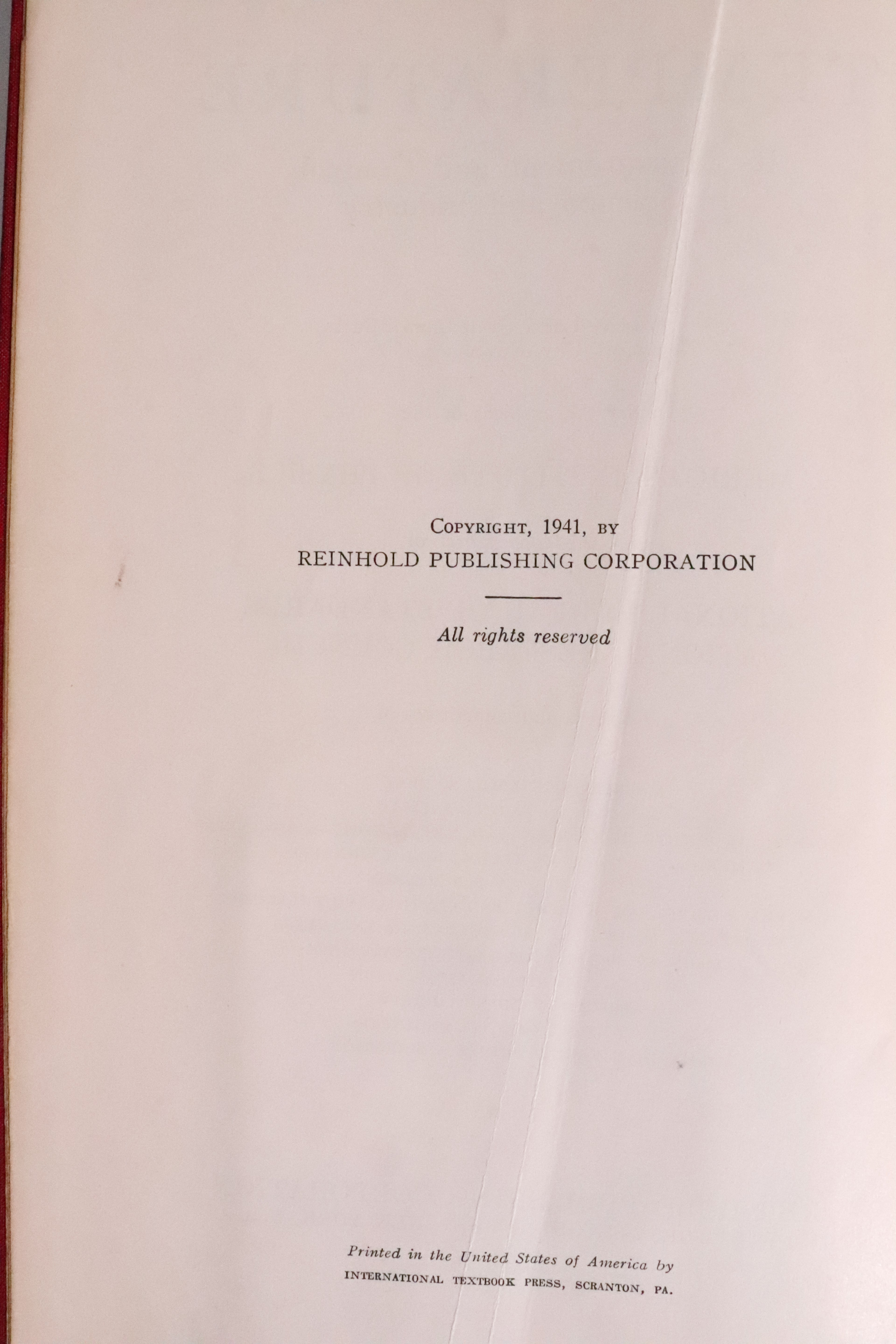 Temperature: Its Measurement and Control in Science and Industry, 1941