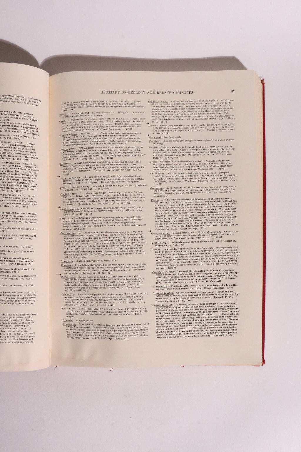 Glossary of Geology and Related Sciences w/ Supplement – American Geological Institute – 1962