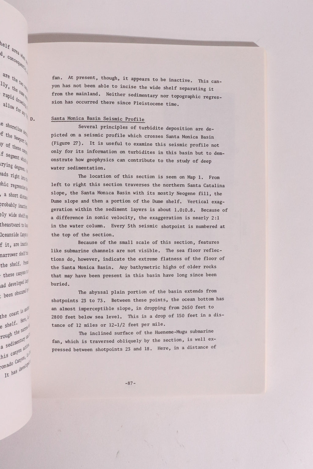 Deep-Water Oil Sand Reservoirs — Vintage Scripps Marine Geology Course, 1982