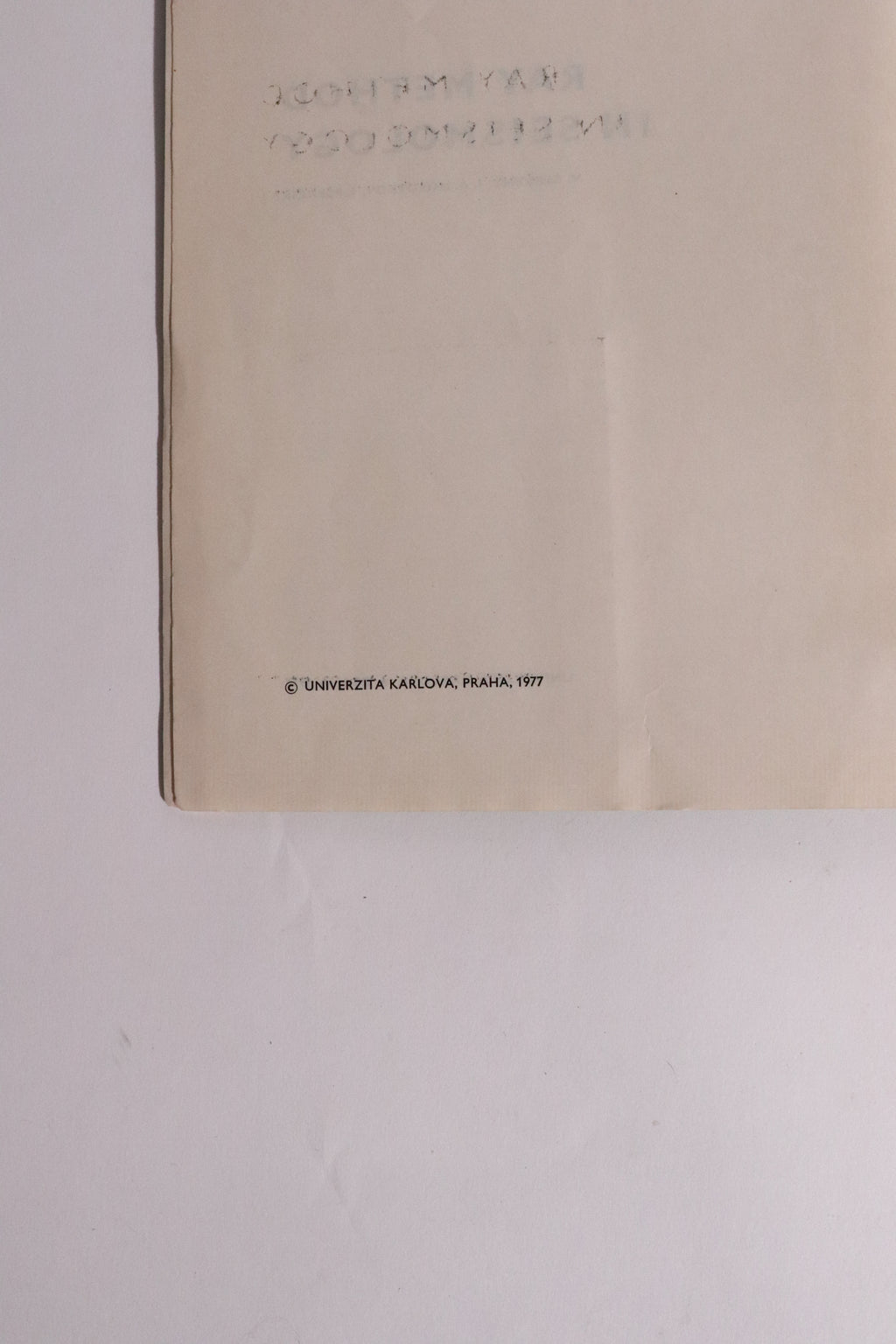 Ray Method in Seismology — V. Červený, I. A. Molotkov & I. Pšenčík (1977)