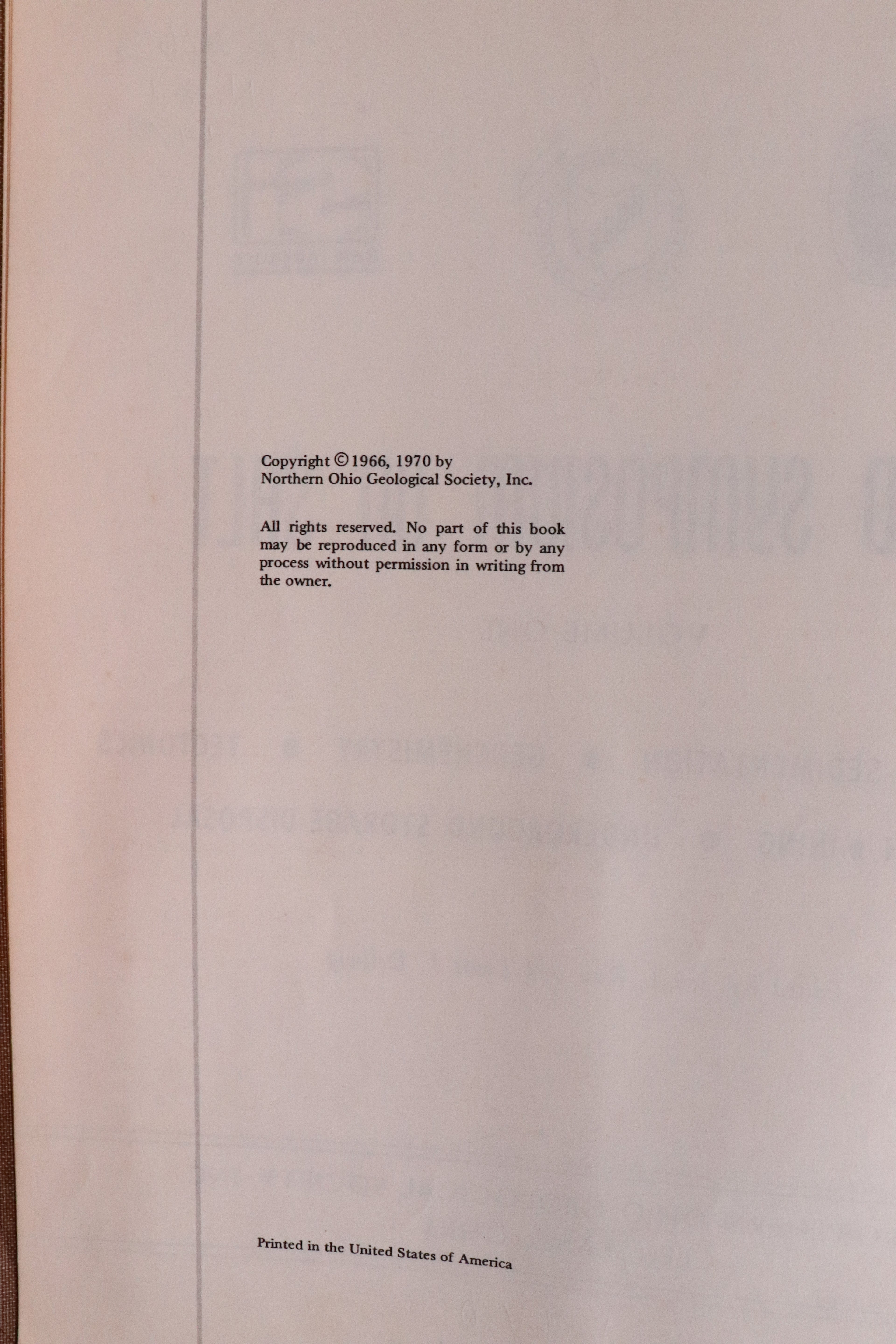 Third Symposium on Salt — Complete 2-Volume Set | Geology, Mining & Underground Storage, First Edition (1970)