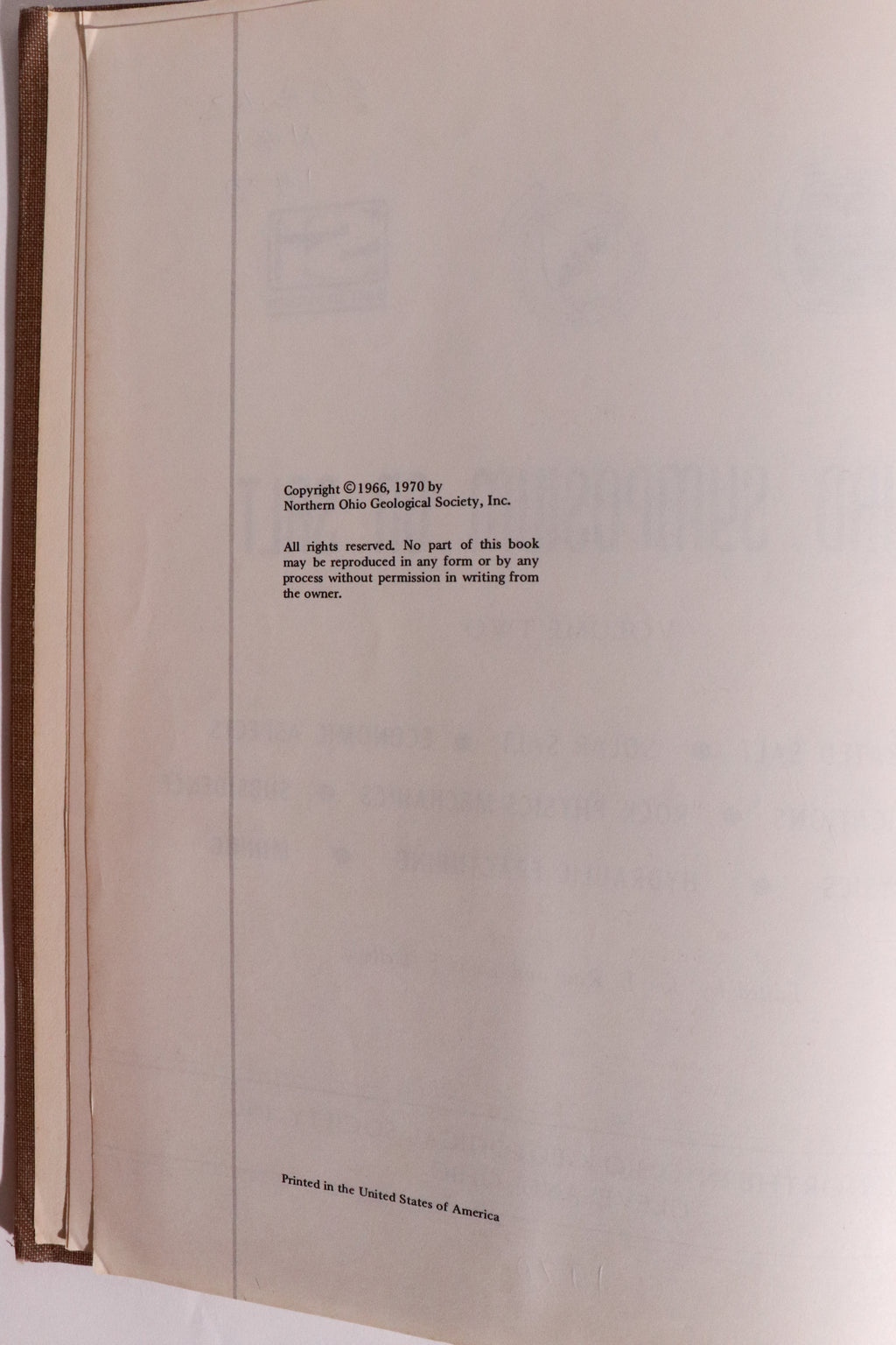 Third Symposium on Salt — Complete 2-Volume Set | Geology, Mining & Underground Storage, First Edition (1970)