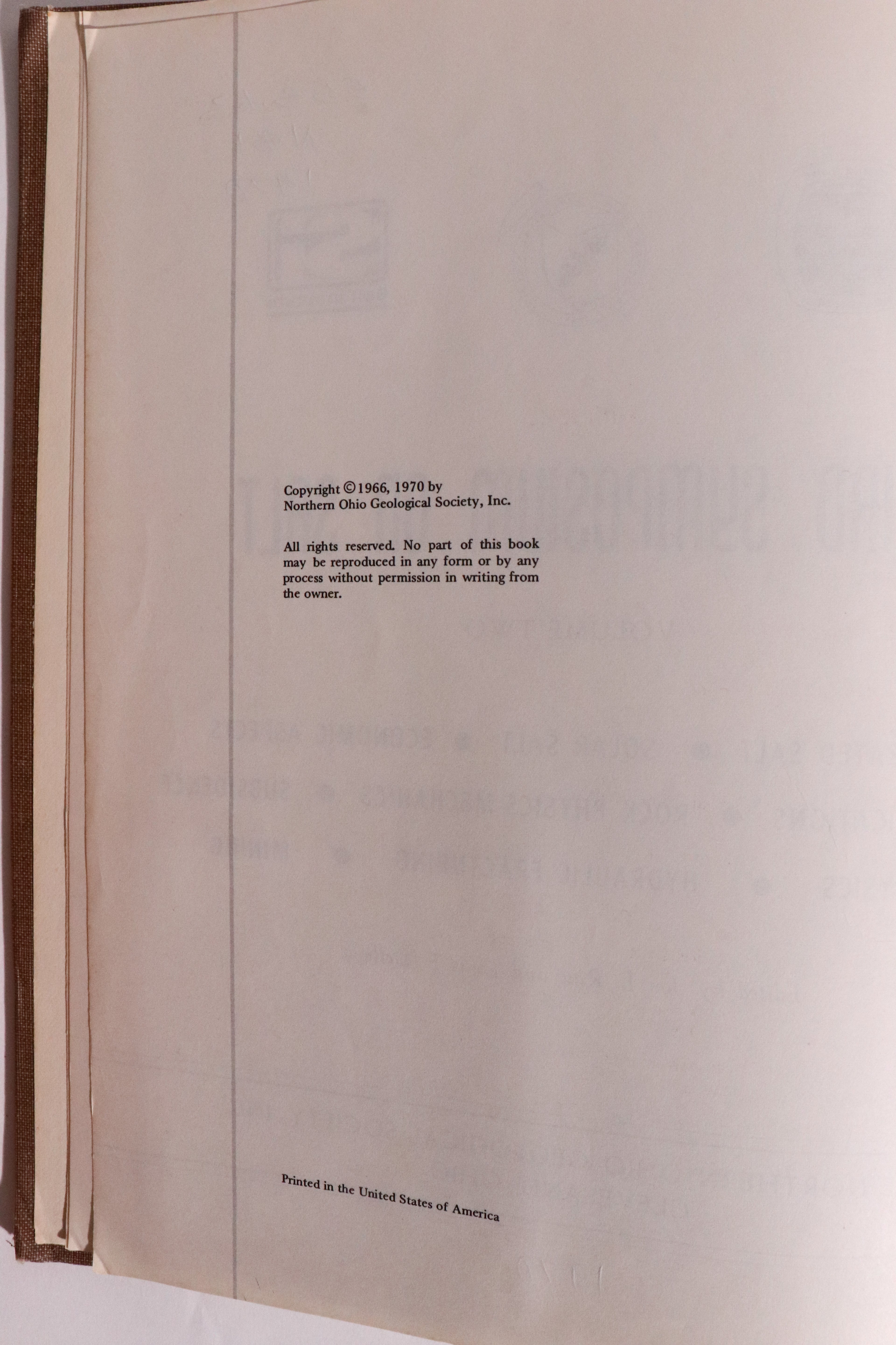 Third Symposium on Salt — Complete 2-Volume Set | Geology, Mining & Underground Storage, First Edition (1970)