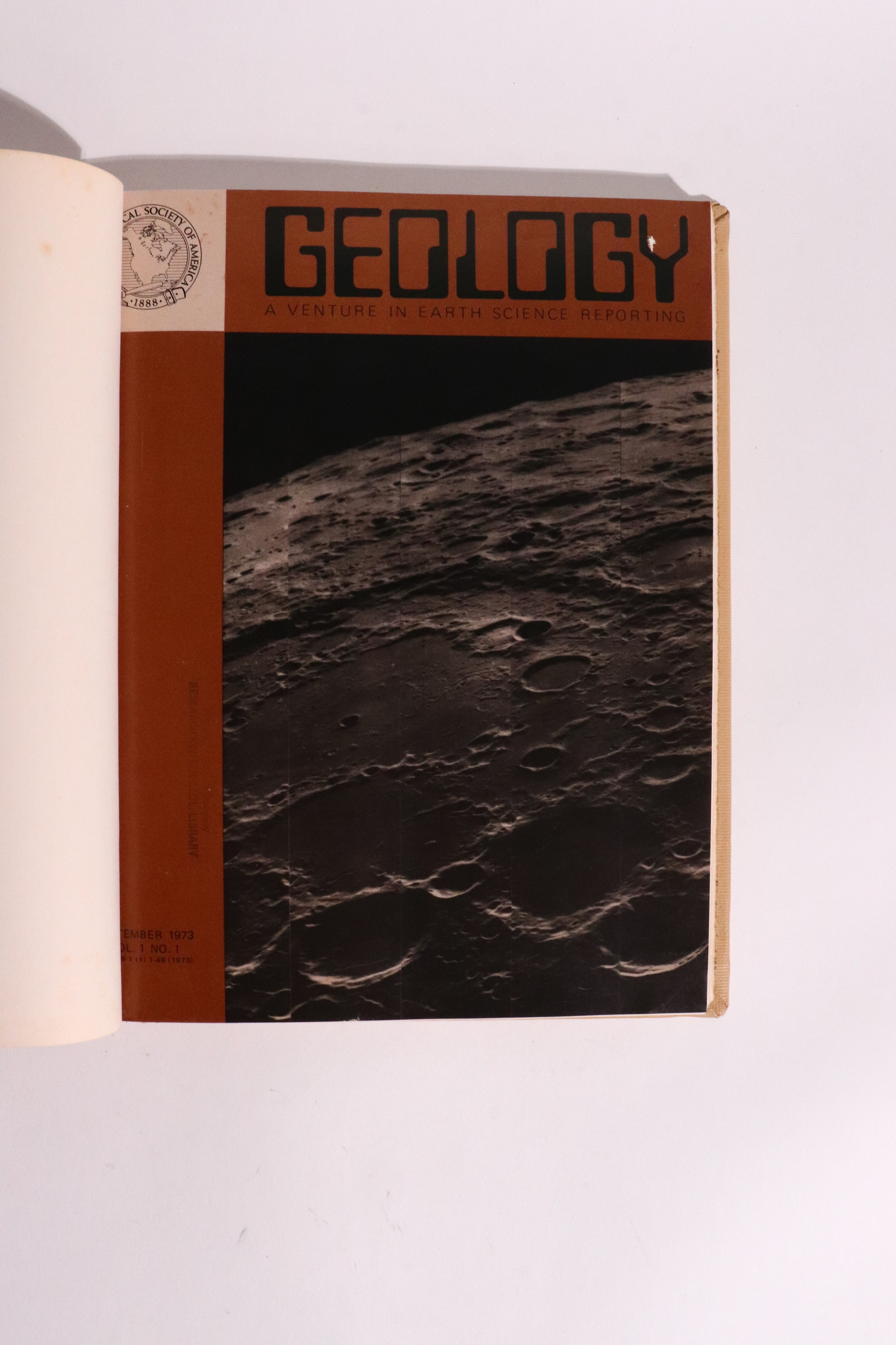 Geology: A Venture in Earth Science Reporting, Vol. 1 Nos. 1–4 - Inaugural Volume (1973)