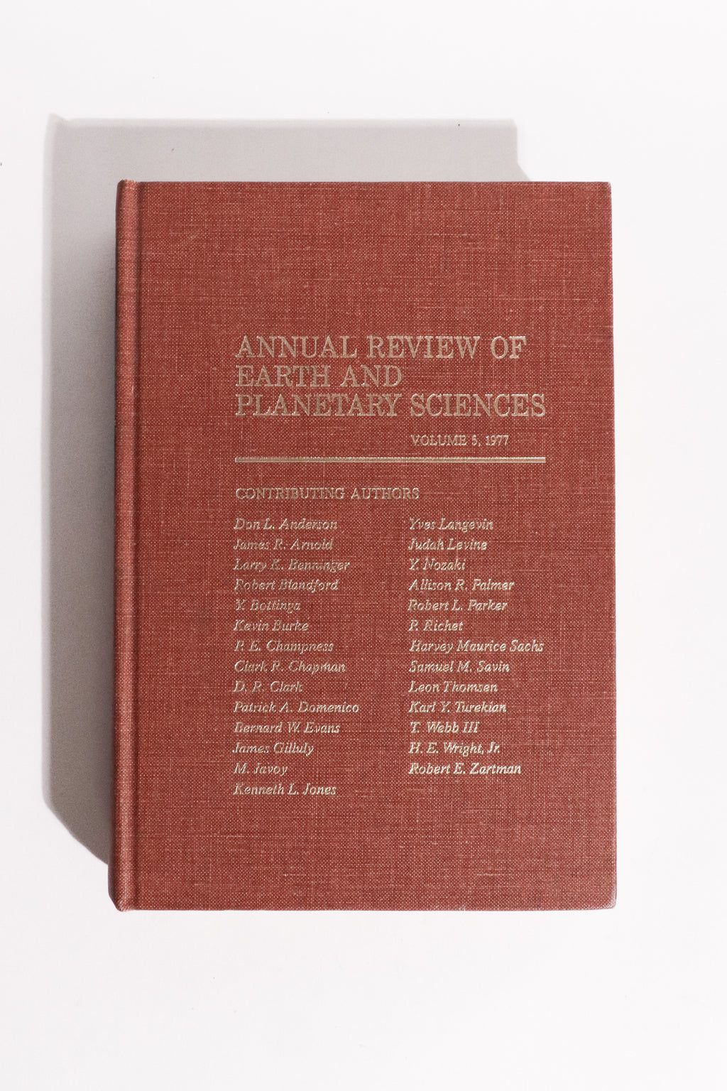 Annual Review of Earth and Planetary Sciences, Volume 5 (1977) — Geology, Moon, Mars & Paleoclimate