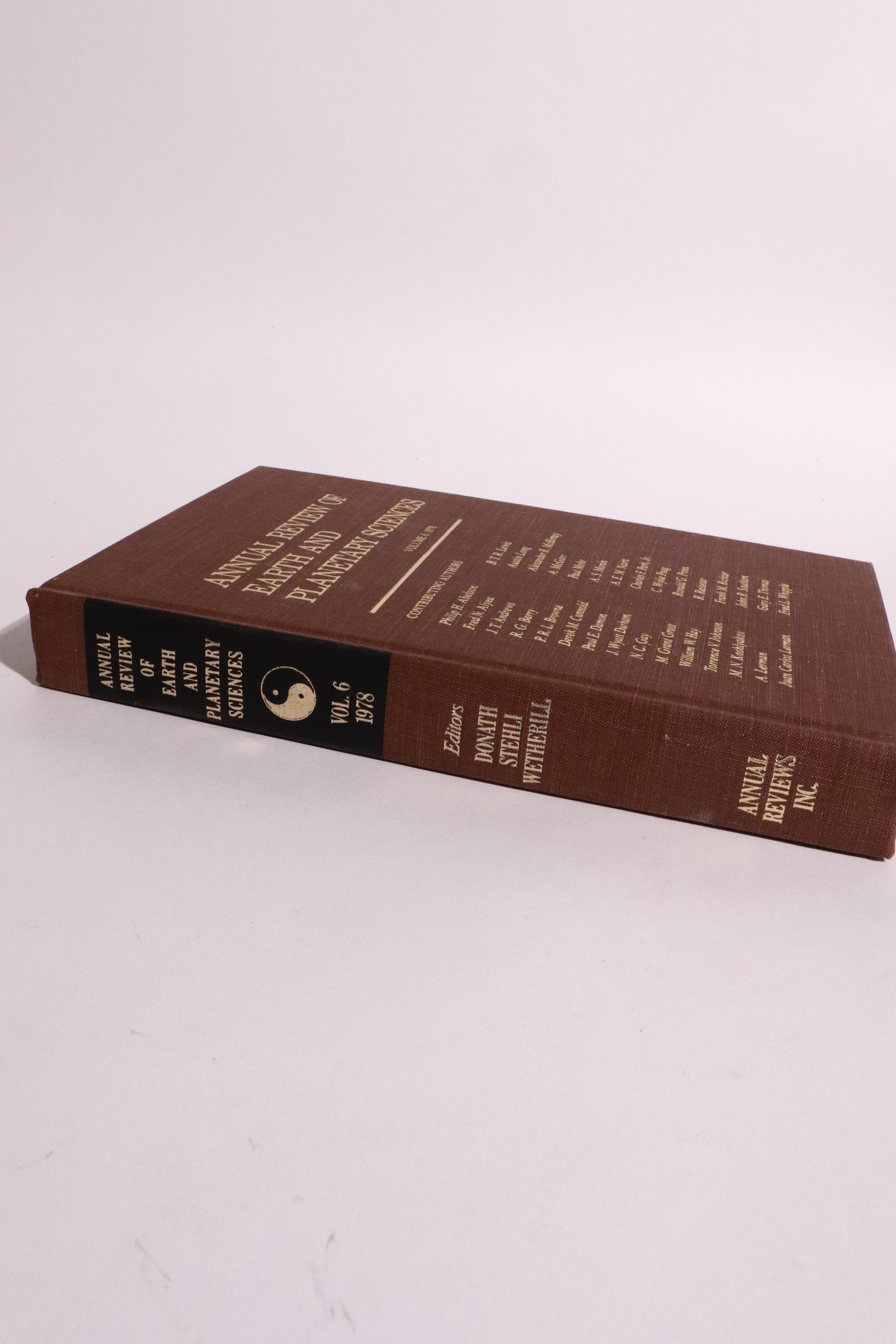 Annual Review of Earth and Planetary Sciences, Volume 6 (1978) — Jupiter’s Moons, Ozone Layer, Mantle Convection & Climate