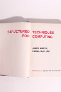 Structured Techniques for Computing — James Martin & Carma McClure | Early Software Engineering & CASE, First Printing (1985)