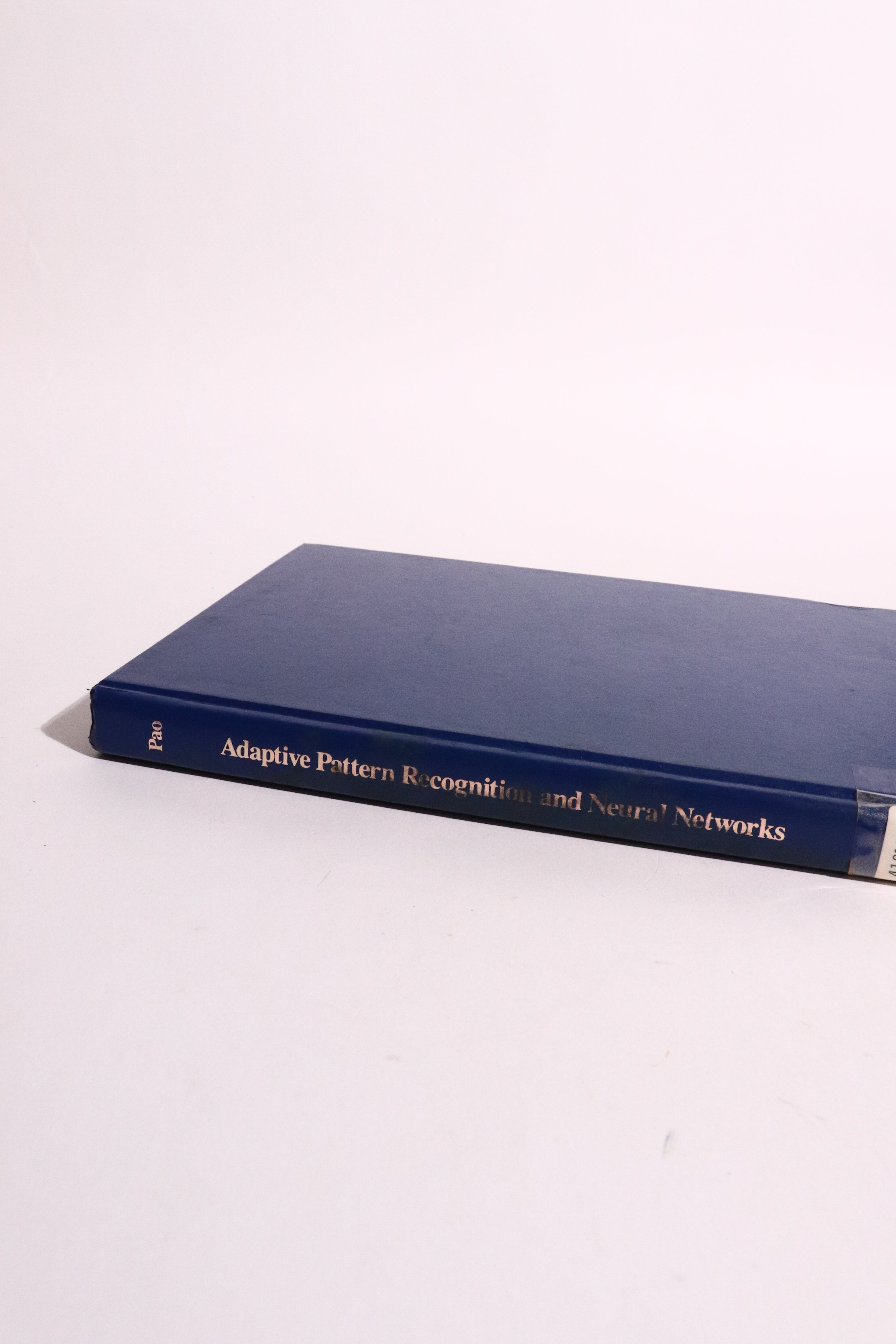 Adaptive Pattern Recognition and Neural Networks — Yoh-Han Pao, 1989 First Edition | Vintage Artificial Intelligence / Machine Learning