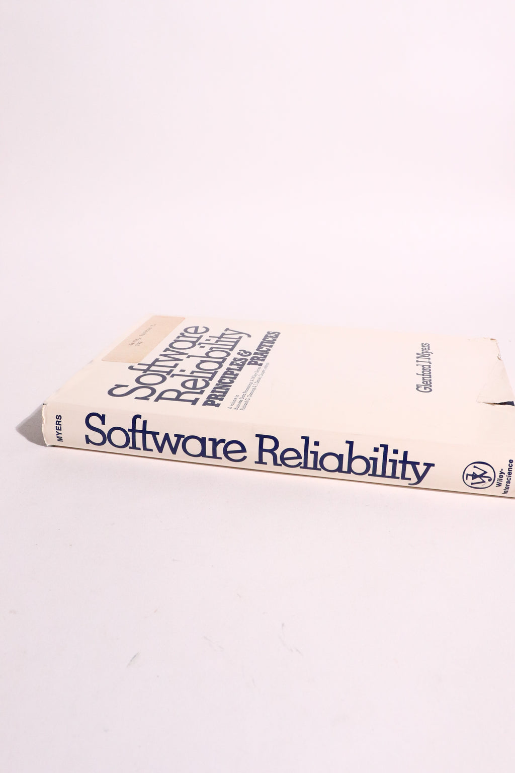 Software Reliability: Principles & Practices — Glenford J. Myers, 1976 | Vintage Software Engineering