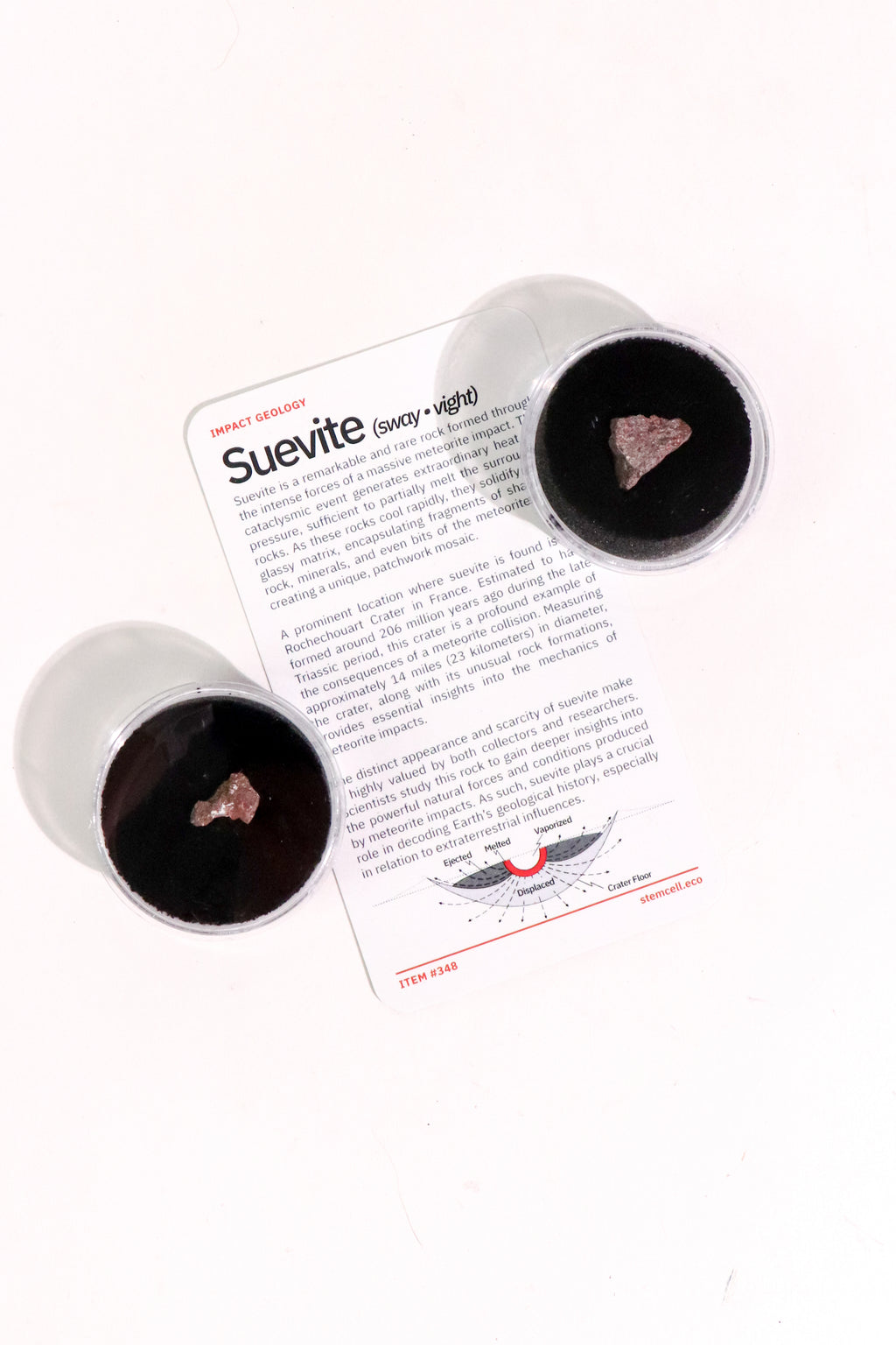 Suevite Impactite Fragment – Rochechouart Meteorite Impact Rock