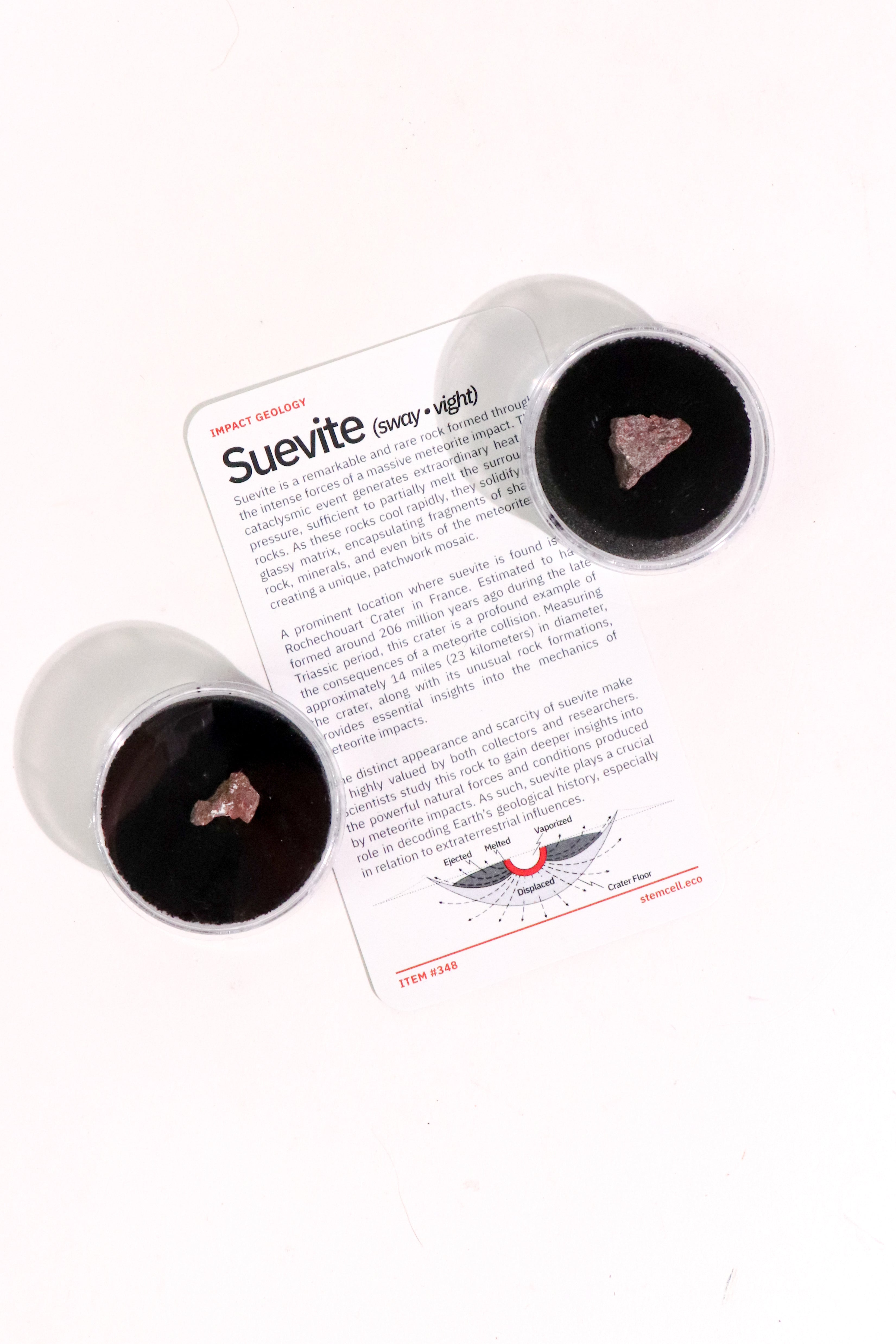 Suevite Impactite Fragment – Rochechouart Meteorite Impact Rock