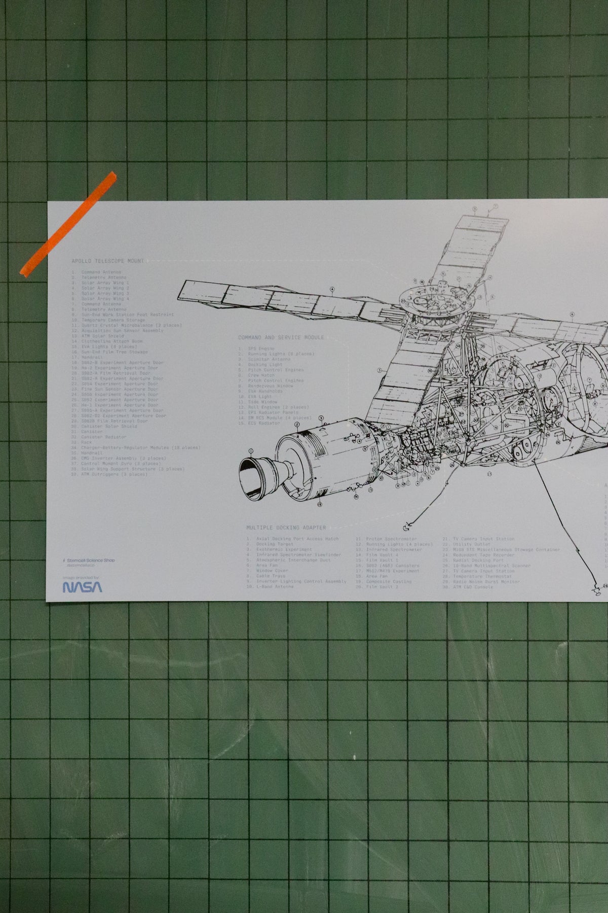 NASA Skylab Schematic Chart