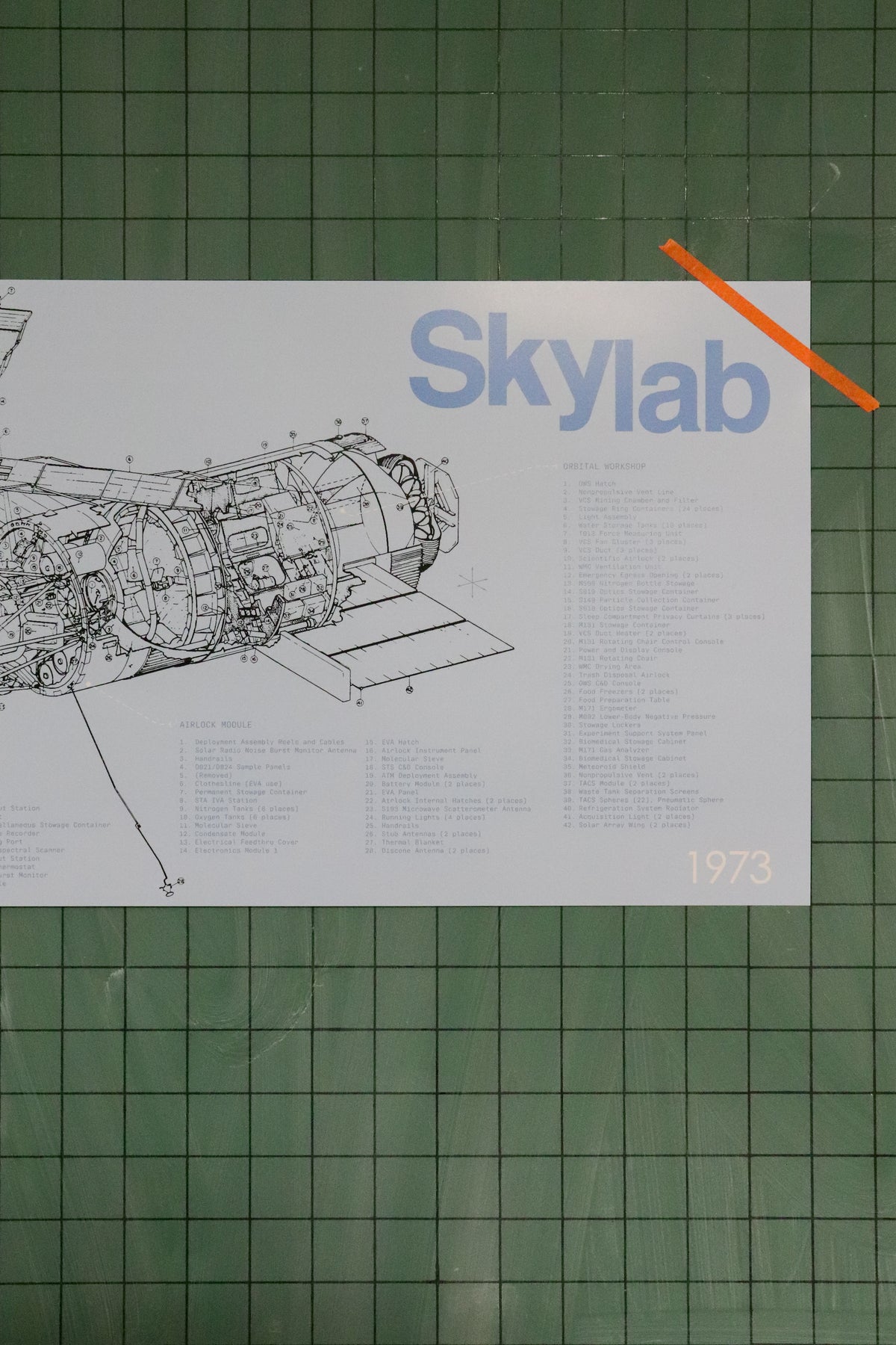 NASA Skylab Schematic Chart
