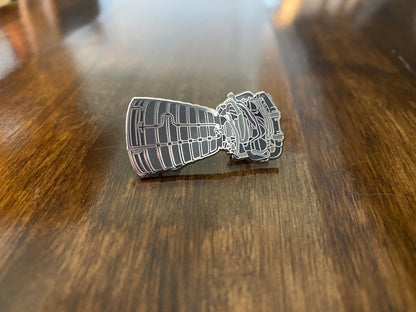 Space Shuttle Rocket Engine Enamel Pin