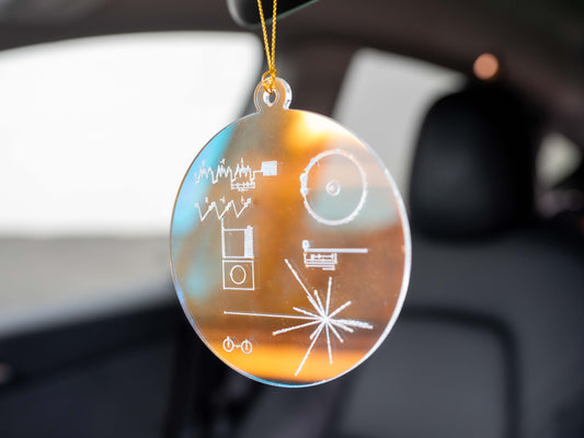 Voyager Golden Record Holiday Ornament - Iridescent