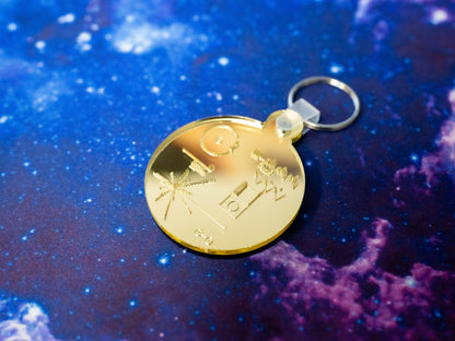 Voyager Golden Record Keychain