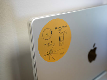 Voyager Golden Record Sticker Decal