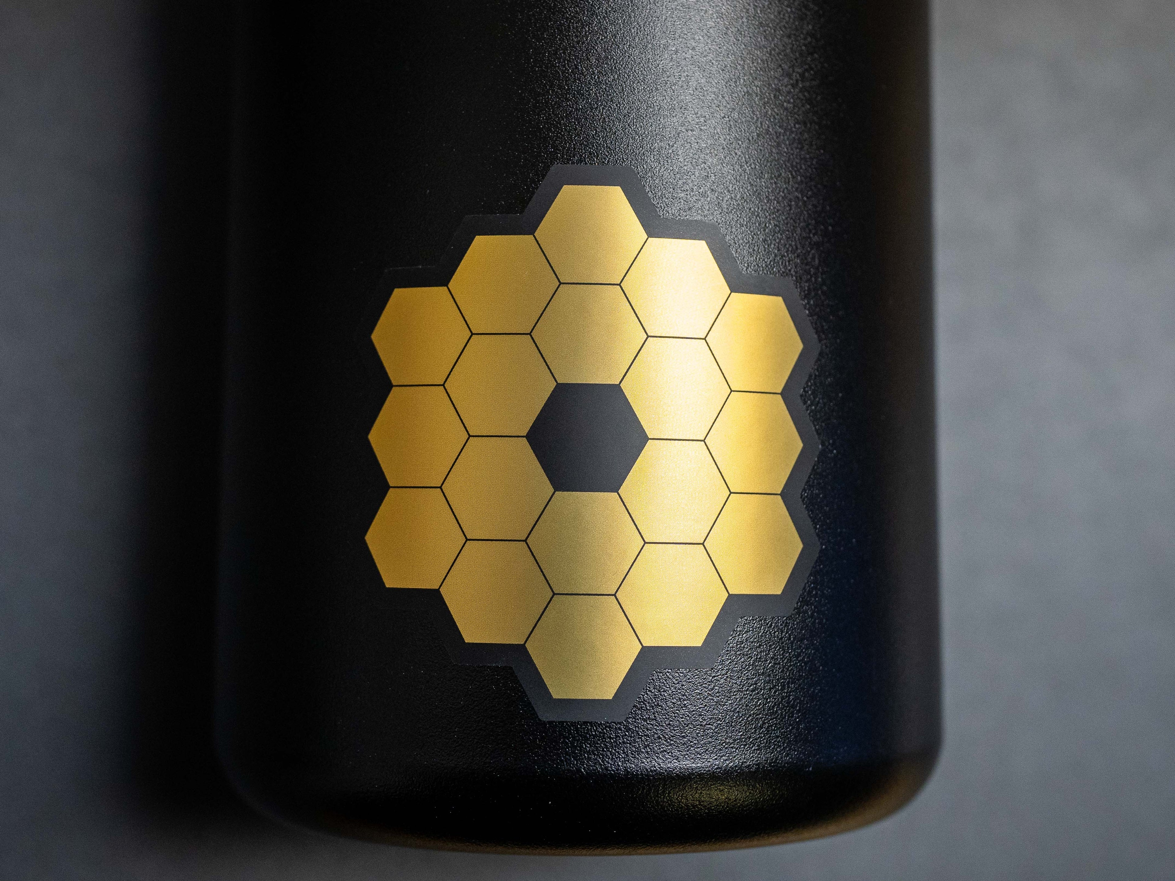 Space Themed Sticker Decals (3-Pack) in Premium Gold Foil