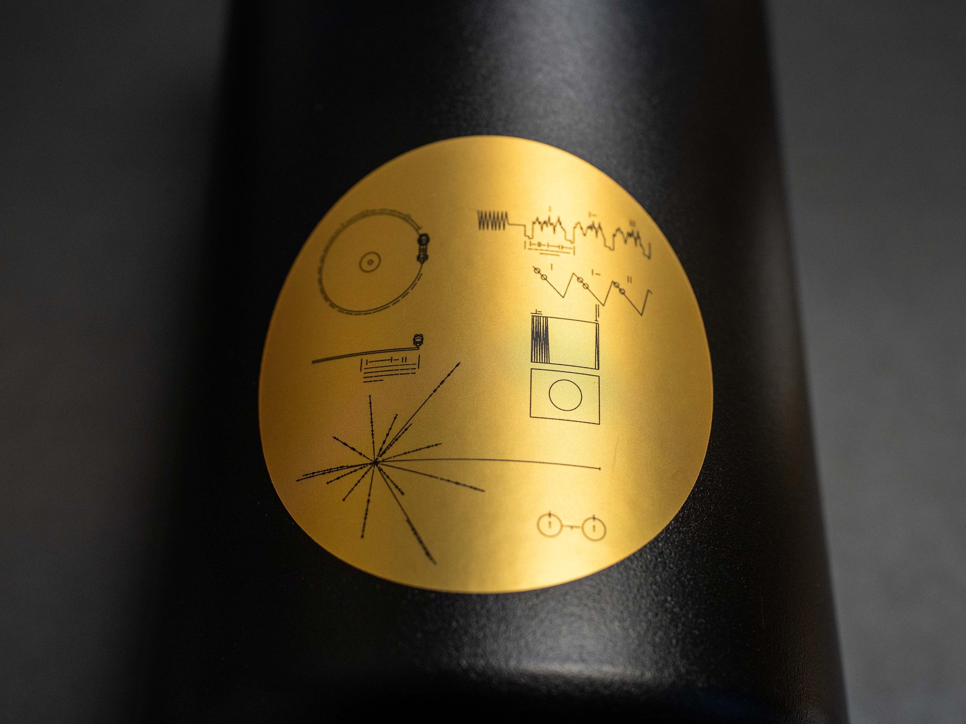 Space Themed Sticker Decals (3-Pack) in Premium Gold Foil