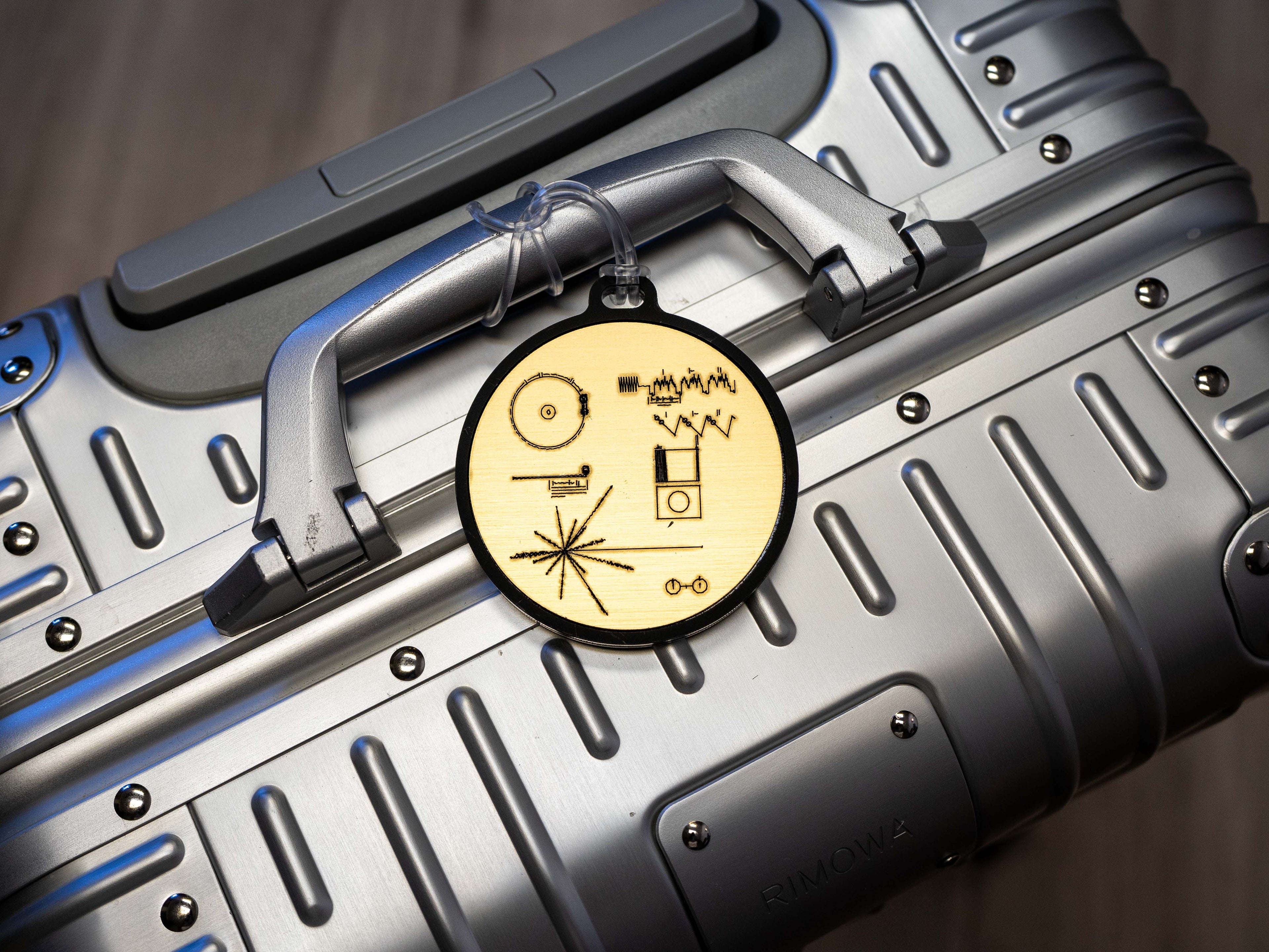 Voyager Golden Record Luggage Tag Accessory